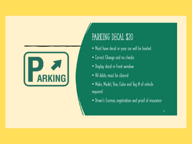  2022 Parking Info